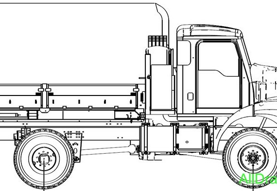 Oshkosh MTT 4x4 2006 чертежи (рисунки) грузовика